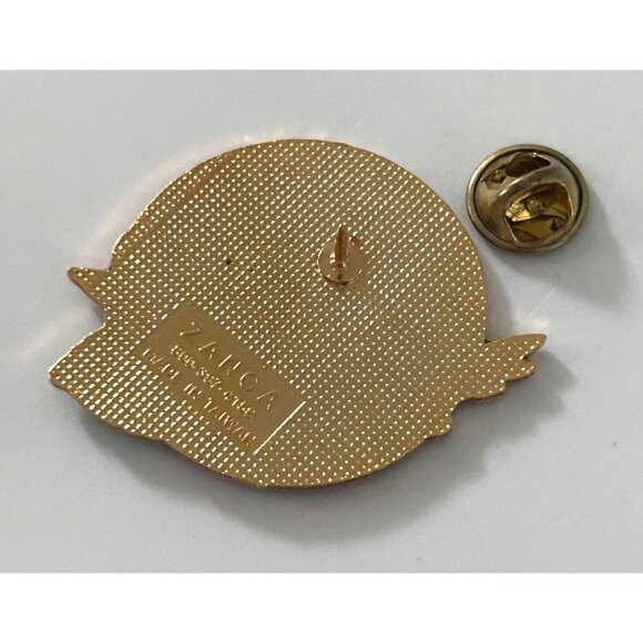 Odyssey Of The Mind Mississippi Enamel Pin Hummingbird Flower OM OotM - Picture 3 of 3